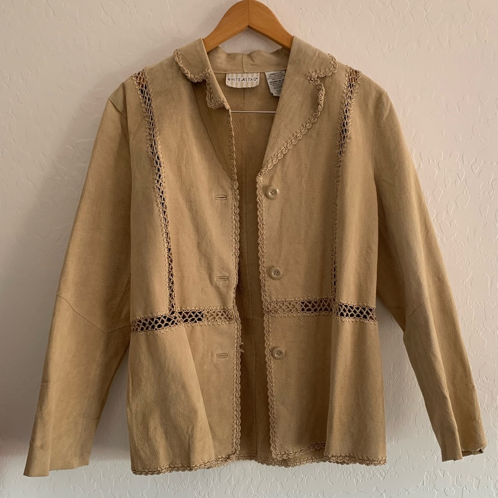 White Stag Leather Jacket